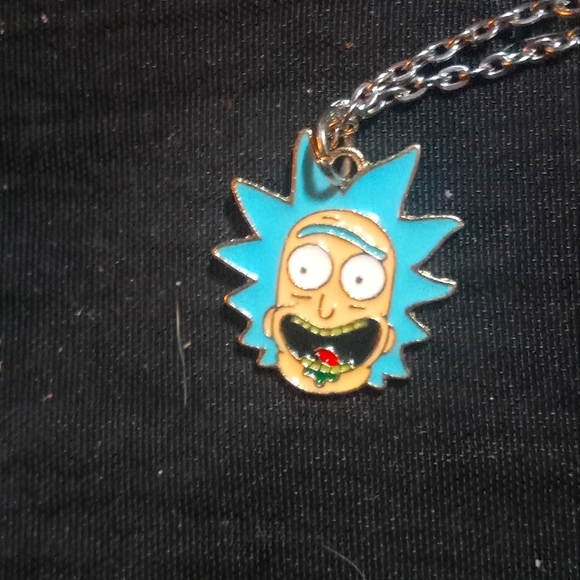 Rick and morty, RICK pendant and chain - Picture 2 of 2
